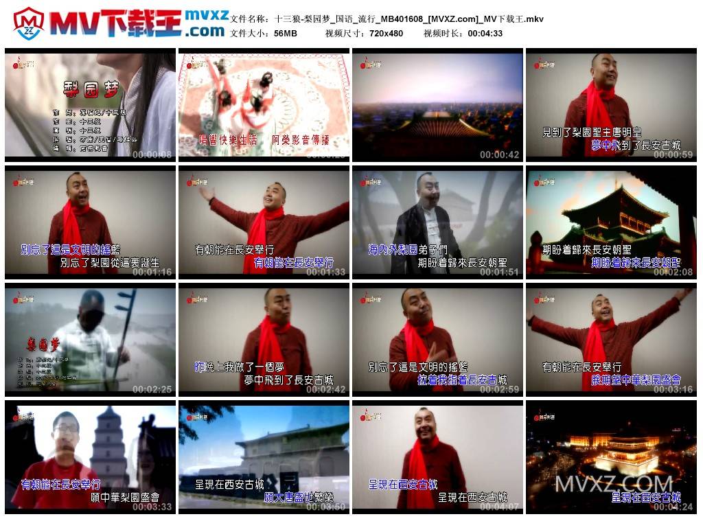 十三狼-梨园梦_国语_流行_MB401608